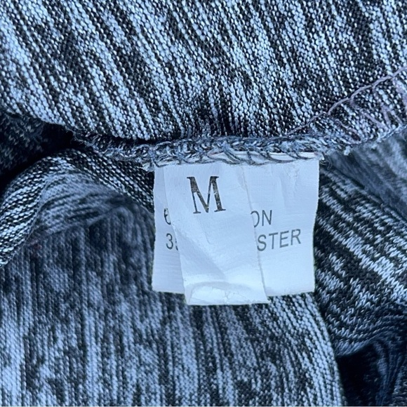 MEDIUM GREY COWL NECKLINE ATHLETIC  ACTIVEWEAR PULLOVER WOMENS STRETCH POCKET - Picture 10 of 12